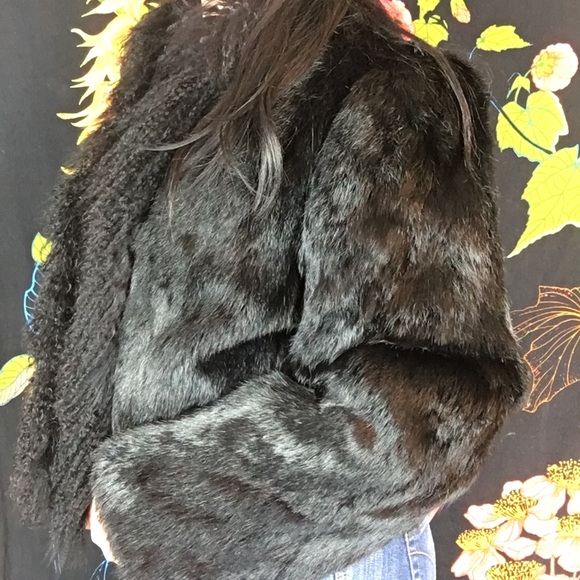 RABBIT FUR / VINTAGE COAT - Picture 4 of 8